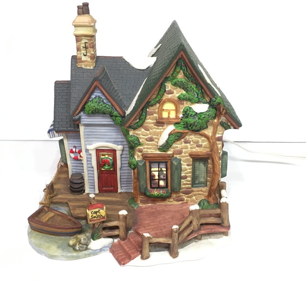 2003 Harborside Village Limited Edition Christmas House LIGHTED